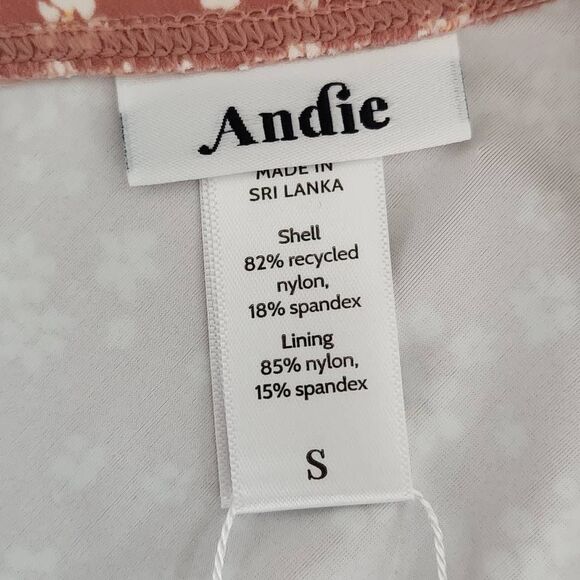 Andie Pink Floral Sarong Swim Cover NWT Small Floral Sarong Style Pink Skirt - Picture 6 of 9